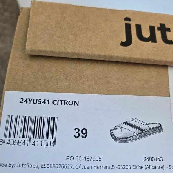 JUTELIA Made In Spain Suede Espadrille Flat Sandals - Picture 13 of 13